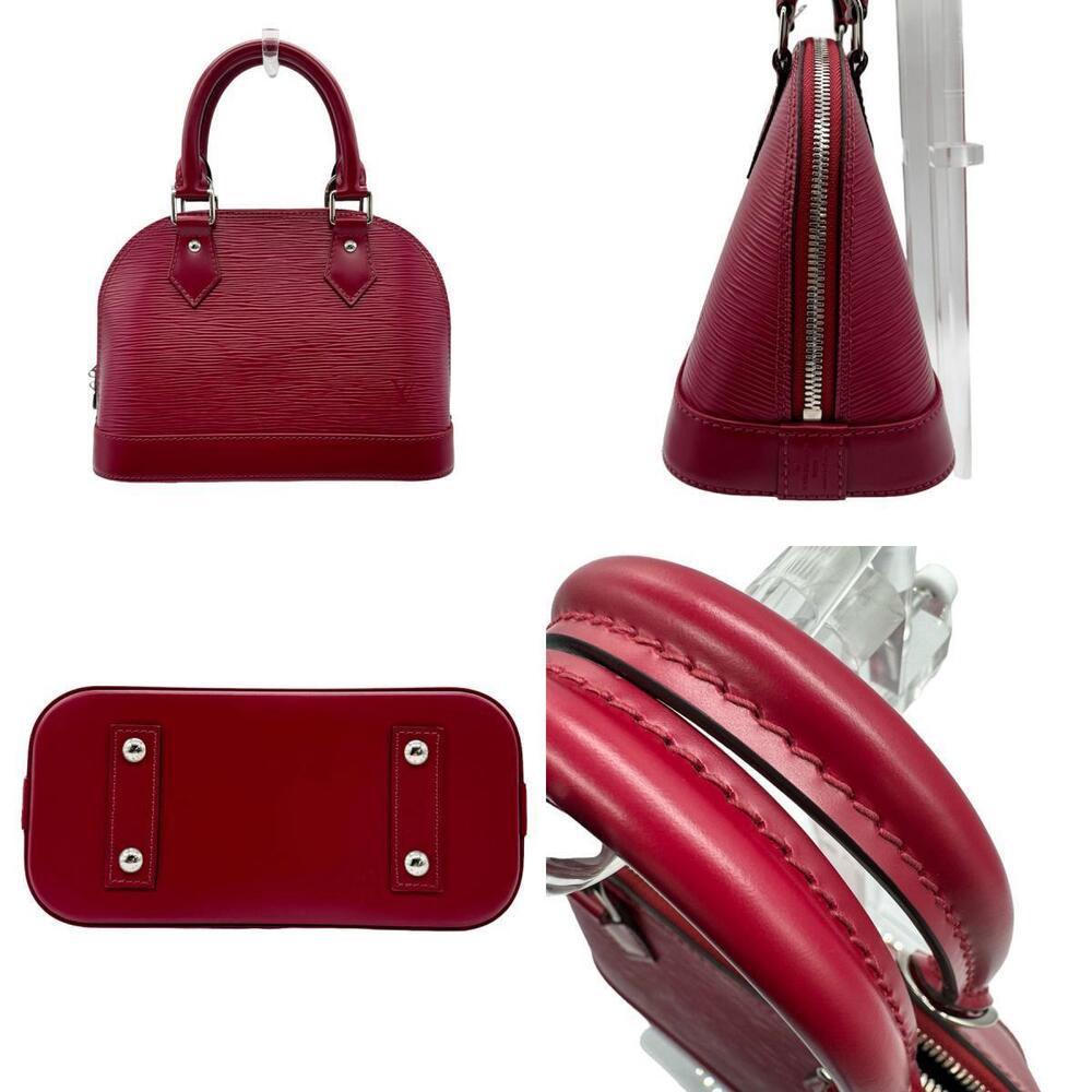 Louis Vuitton Raspberry Epi Leather Shoulder Alma Blue Crossbody Bag